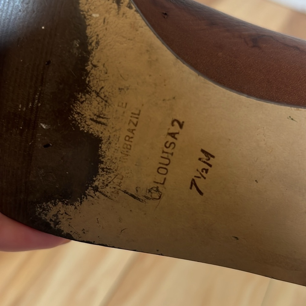 Vintage Nine West Q-Louisa 2 Brown Leather Flat Riding Boots Women’s Size 7.5 - Picture 13 of 14
